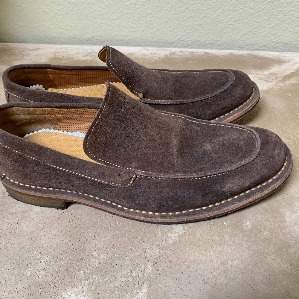 Cole Haan Men's Brown Casual Suede Loafers Sz 8.5